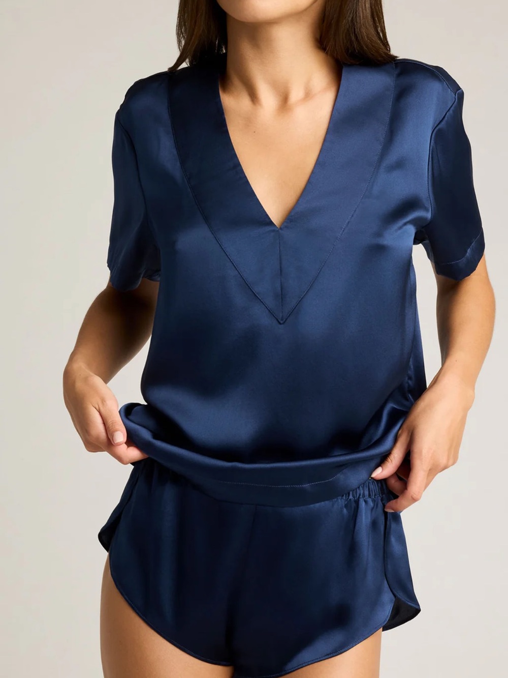 Negative Underwear Eclipse Washable Silk V Top